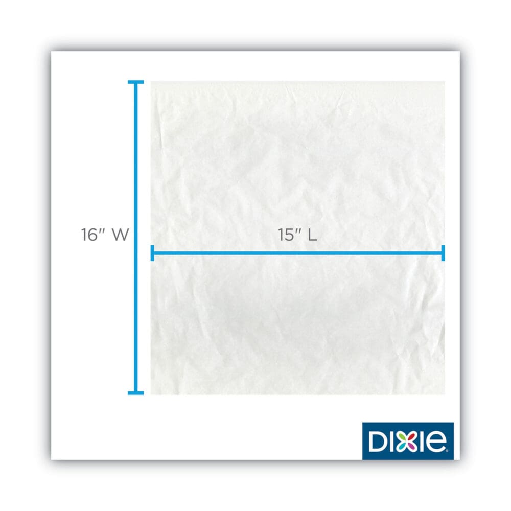 All-Purpose Food Wrap, Dry Wax Paper, 15 x 16, White, 1,000/Carton - Image 2