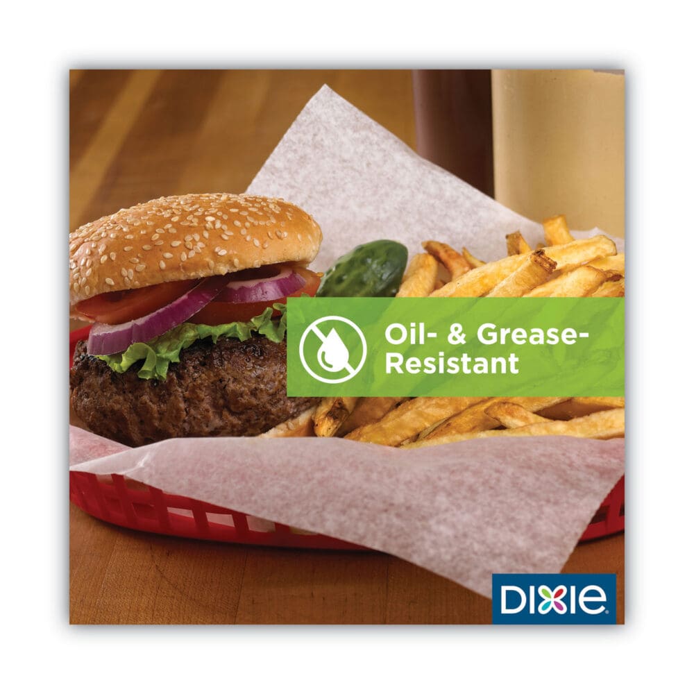 All-Purpose Food Wrap, Dry Wax Paper, 12 x 12, White, 1,000/Carton - Image 3