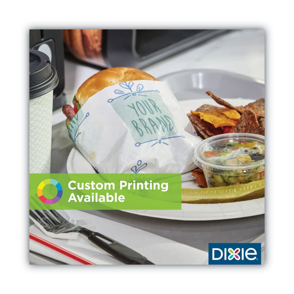 All-Purpose Food Wrap, Dry Wax Paper, 14 x 14, White, 1,000/Carton - Image 6