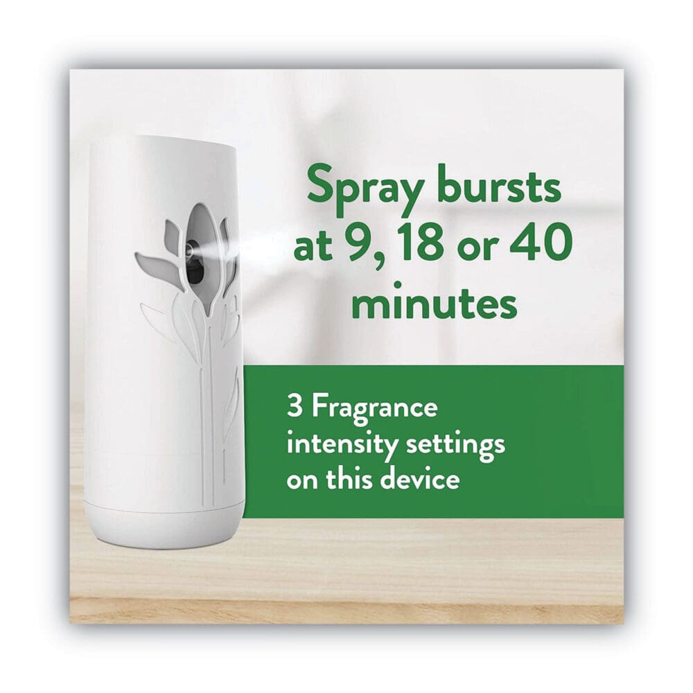 Freshmatic Ultra Automatic Spray Refill, Fresh Waters, 5.89 oz Aerosol Spray, 6/Carton - Image 4