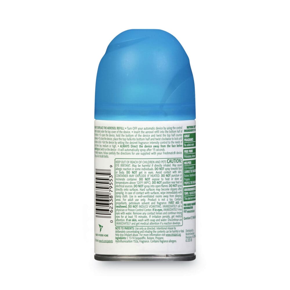 Freshmatic Ultra Automatic Spray Refill, Fresh Waters, 5.89 oz Aerosol Spray, 6/Carton - Image 6