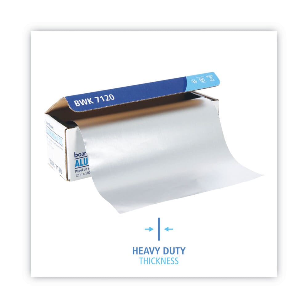 Heavy-Duty Aluminum Foil Roll, 12" x 500 ft - Image 3