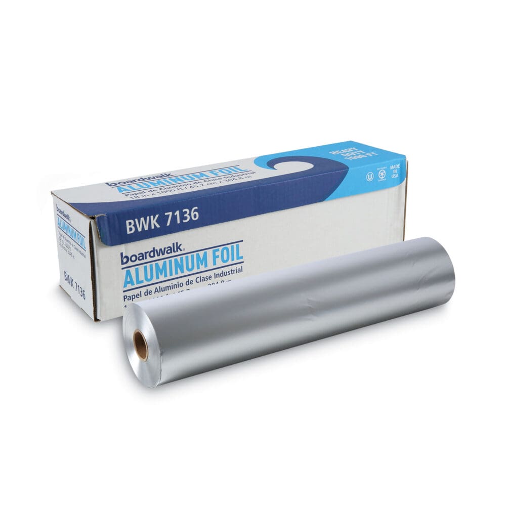 Heavy-Duty Aluminum Foil Roll, 18" x 1,000 ft - Image 4