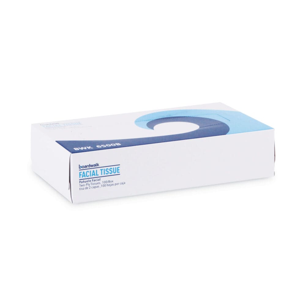 Office Packs Facial Tissue, 2-Ply, White, Flat Box, 100 Sheets/Box, 30 Boxes/Carton - Image 2
