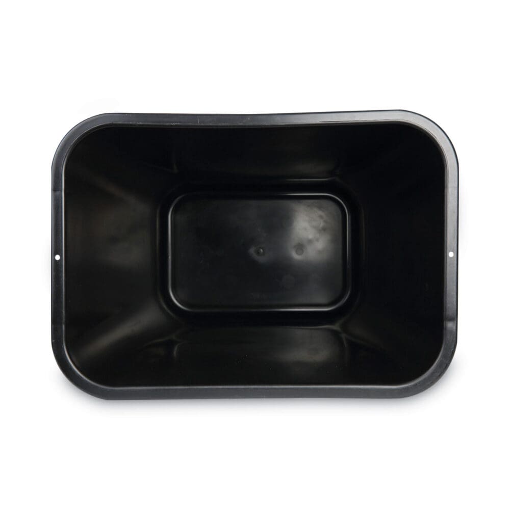 Soft-Sided Wastebasket, 41 qt, Plastic, Black - Image 5