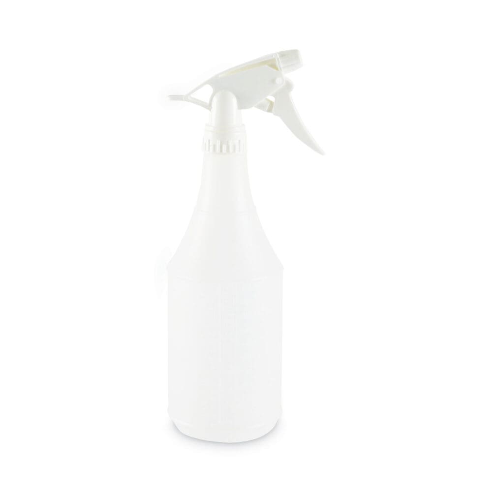 Embossed Spray Bottle, 24 oz, Clear, 24/Carton - Image 3