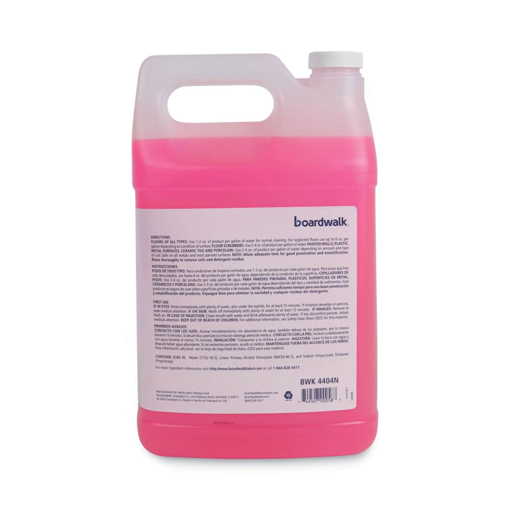 Neutral Floor Cleaner Concentrate, Lemon Scent, 1 gal Bottle, 4/Carton - Image 3