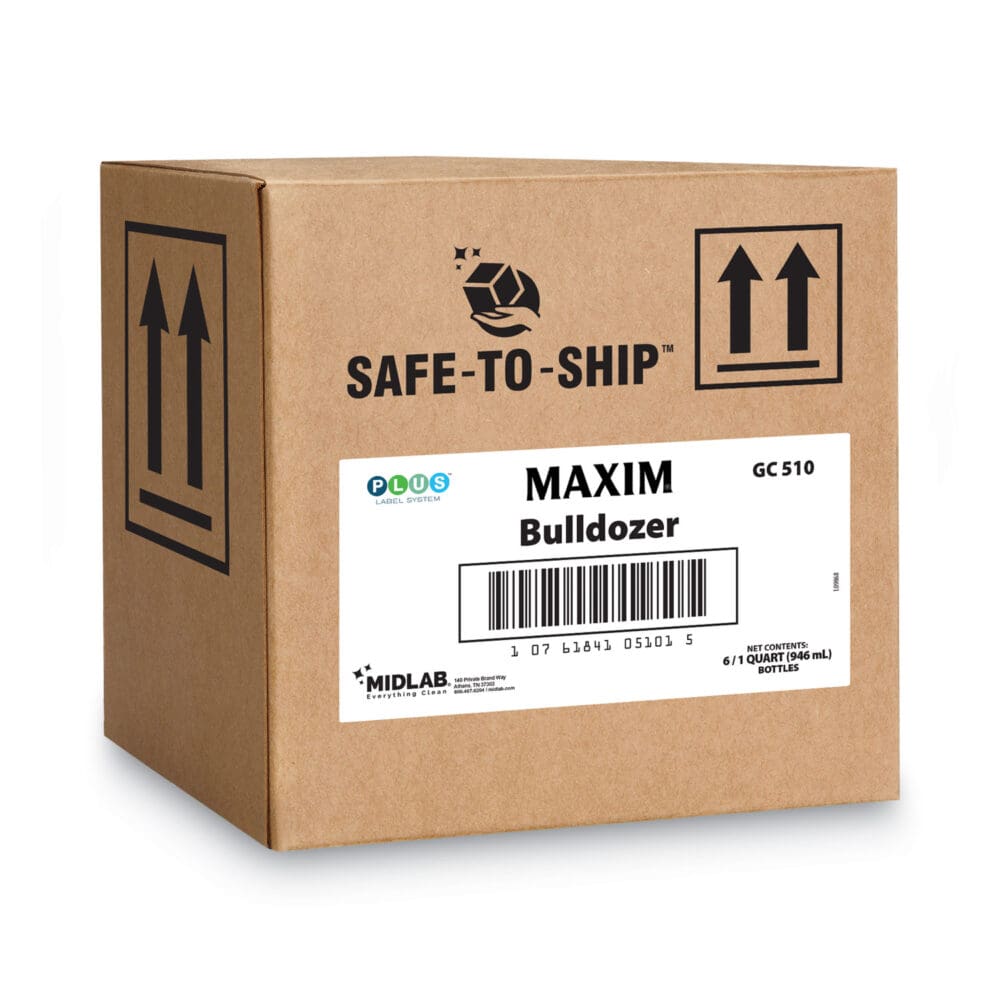 Bulldozer Cleaner/Degreaser RTU, Safe-to-Ship, Lemon Scent, 32 oz, 6/Carton - Image 2
