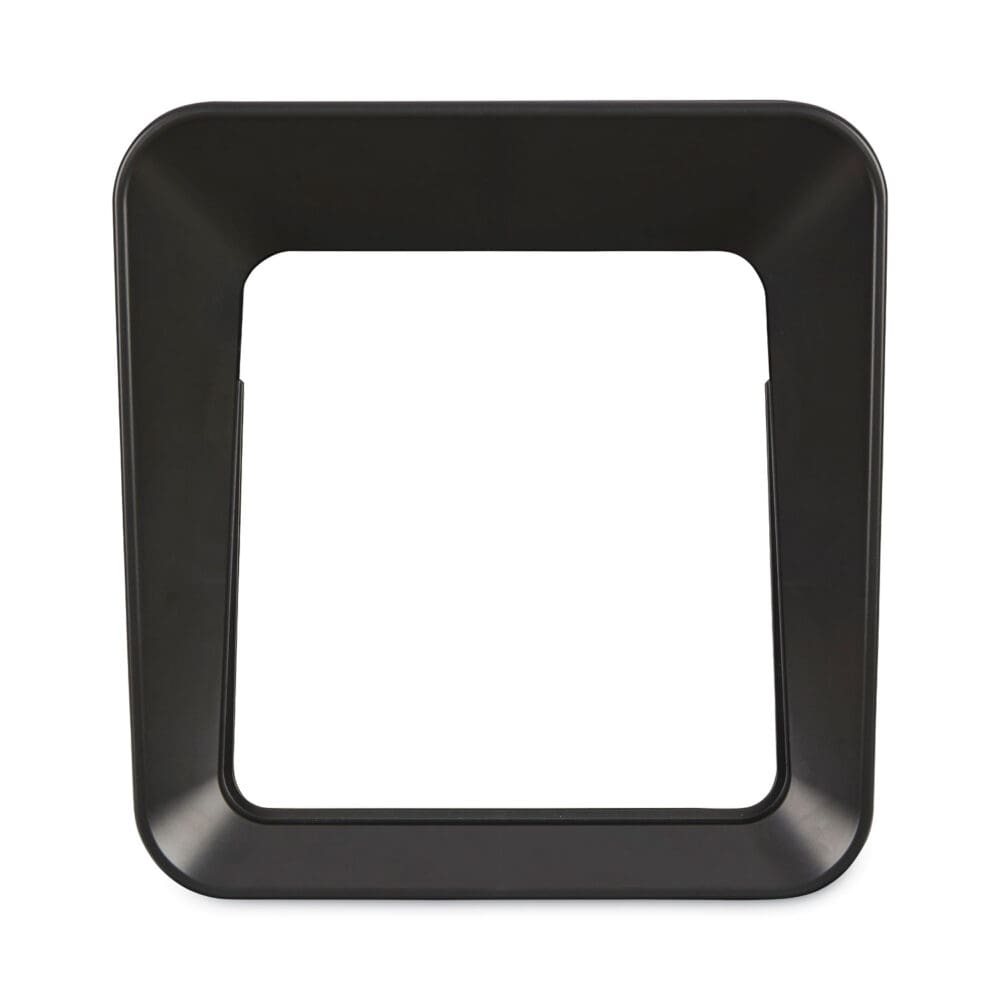 Sustain Decorative Refuse with Recycling Lid, 23 gal, Metal/Plastic, Black - Image 3