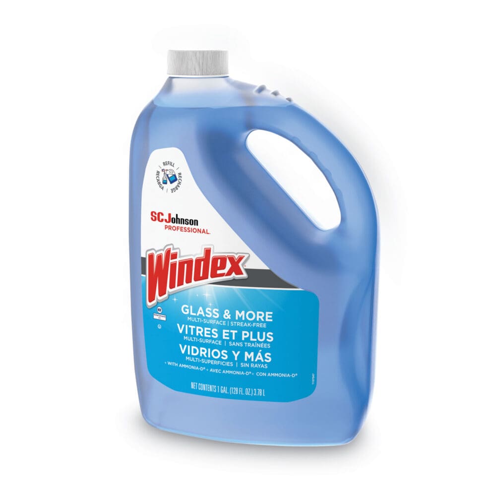Glass Cleaner with Ammonia-D, 1 gal Bottle, 4/Carton - Image 3
