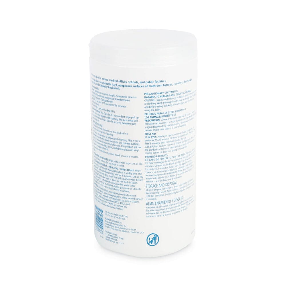Disinfecting Wipes, 7 x 8, Fresh Scent, 75/Canister, 3 Canisters/Pack - Image 4