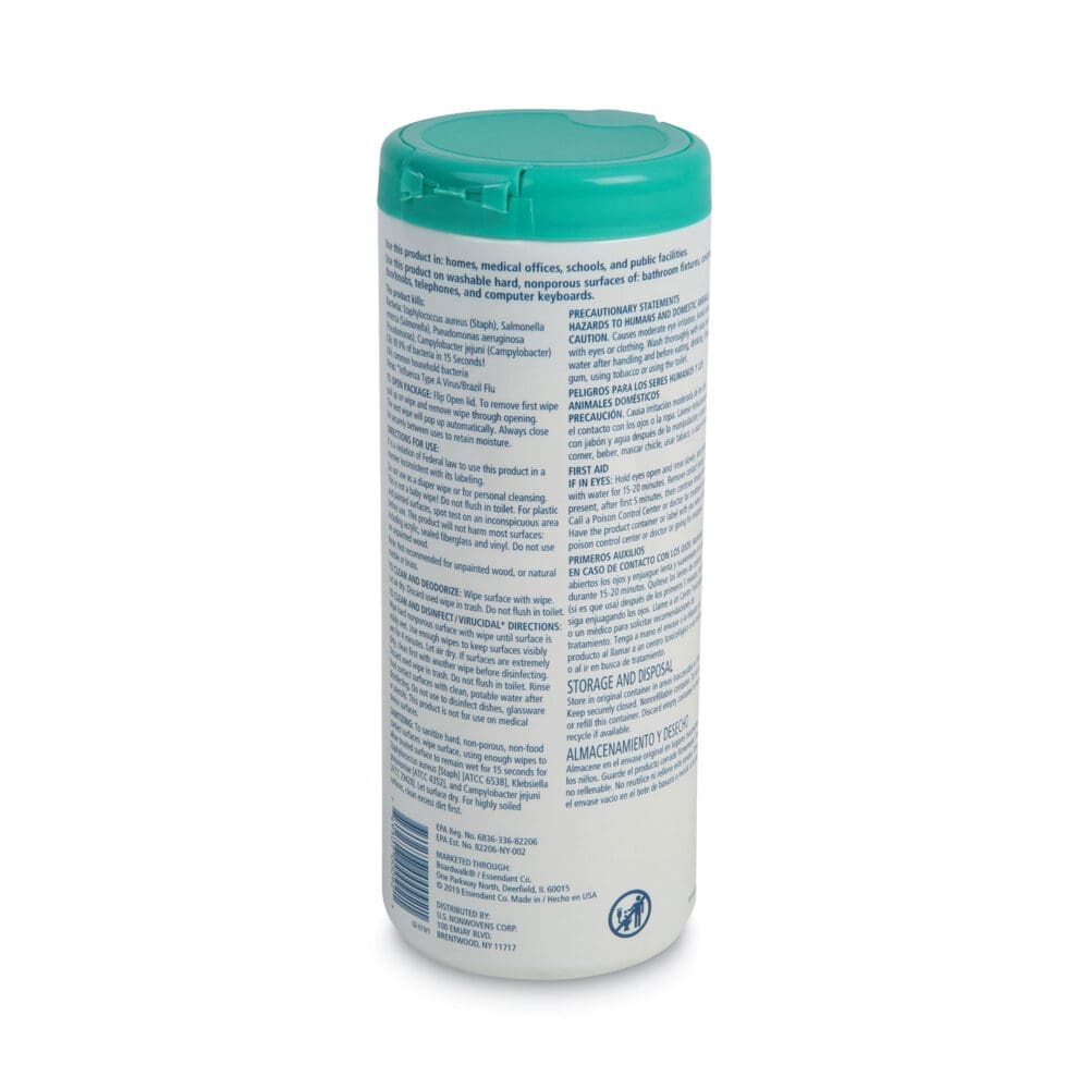 Disinfecting Wipes, 7 x 8, Fresh Scent, 35/Canister, 12 Canisters/Carton - Image 2