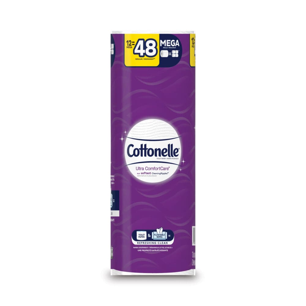 Ultra ComfortCare Toilet Paper, Soft Tissue, Mega Rolls, Septic Safe, 2 Ply, White, 284 Sheets/Roll, 12 Rolls/Pack - Image 2