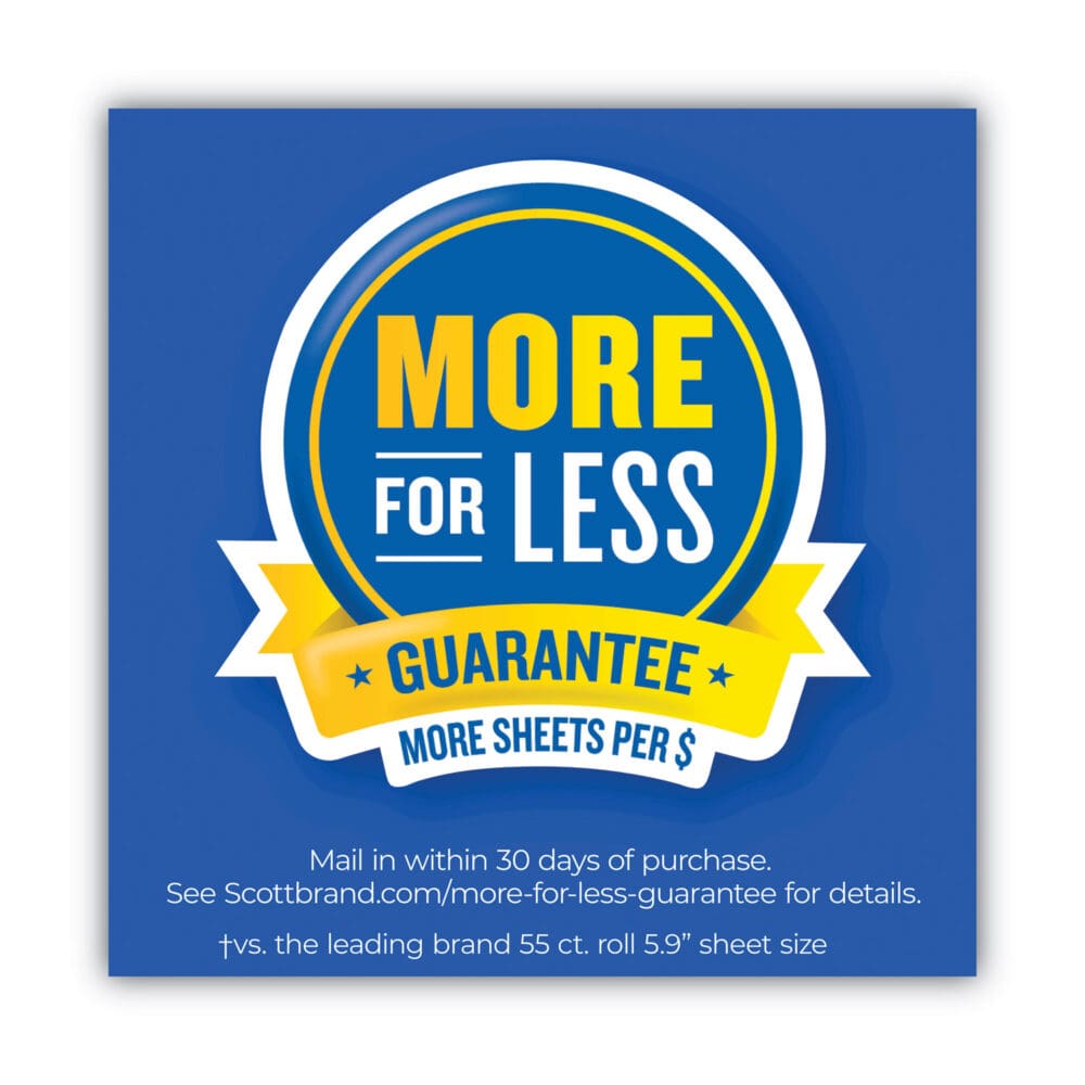 Choose-A-Sheet Mega Kitchen Roll Paper Towels, White, 1-Ply, 6.5 x 11, 102 Sheets/Roll, 12 Rolls/Pack - Image 10