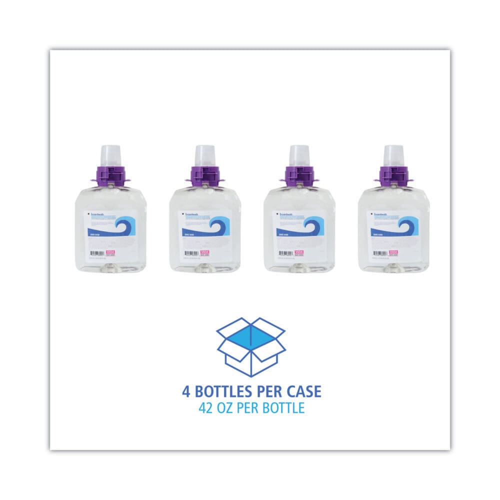 Green Certified Foam Soap, Fragrance Free, 1,250 mL Refill, 4/Carton - Image 4