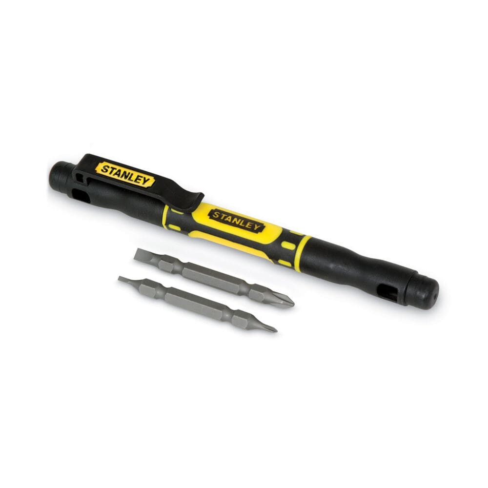 4 in-1 Pocket Screwdriver, Black/Yellow - Image 2