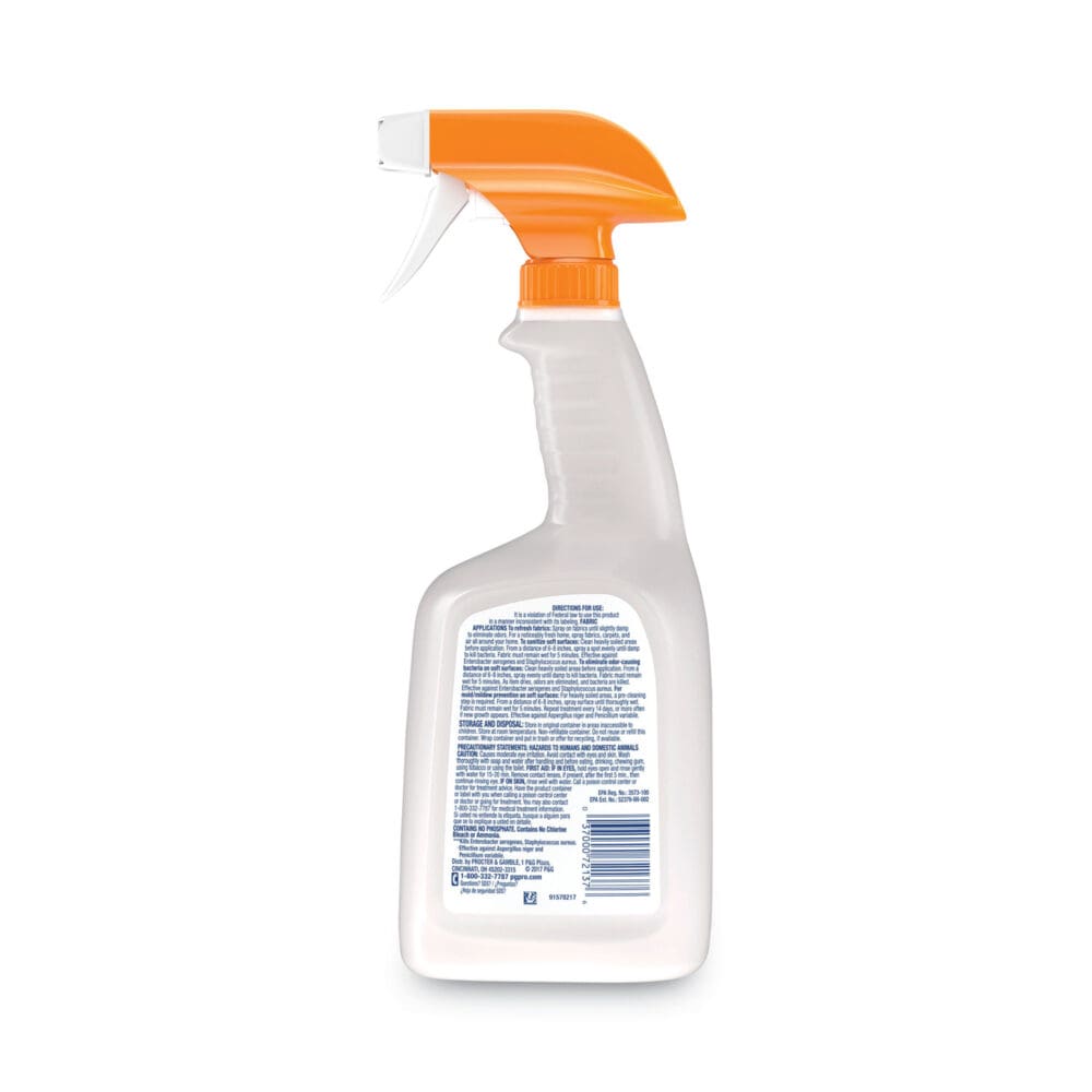 Professional Sanitizing Fabric Refresher, Light Scent, 32 oz Spray Bottle - Image 4