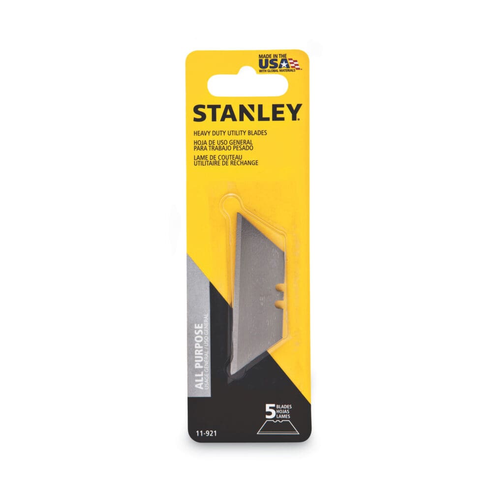 Heavy-Duty Utility Knife Replacement Blade, 5/Pack - Image 2
