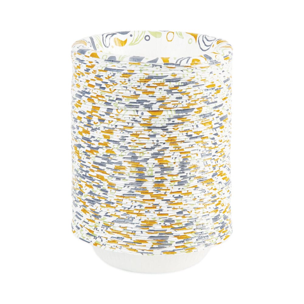 Deerfield Printed Paper Bowl, 12 oz, Coated/Soak Proof, Multicolor, 125/Pack, 8 Packs/Carton - Image 5