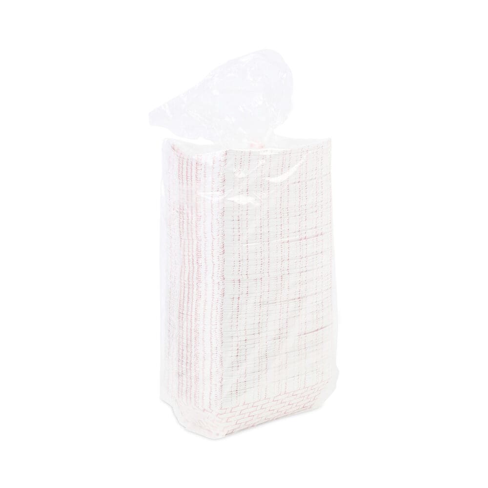 Paper Food Baskets, 5 lb Capacity, Red/White, 500/Carton - Image 7