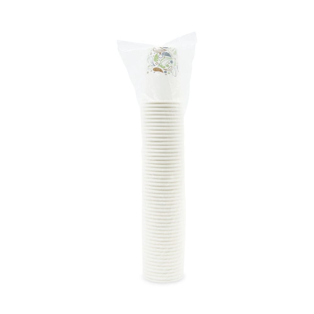 Deerfield Printed Paper Hot Cups, 12 oz, 50 Cups/Sleeve, 20 Sleeves/Carton - Image 4