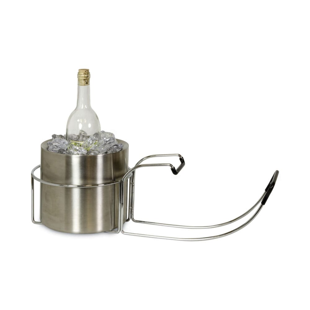 Wine By Your Side, Steel Frame/Red Wine Adapter/Ice Bucket, 161.06 cu in, Stainless Steel - Image 3