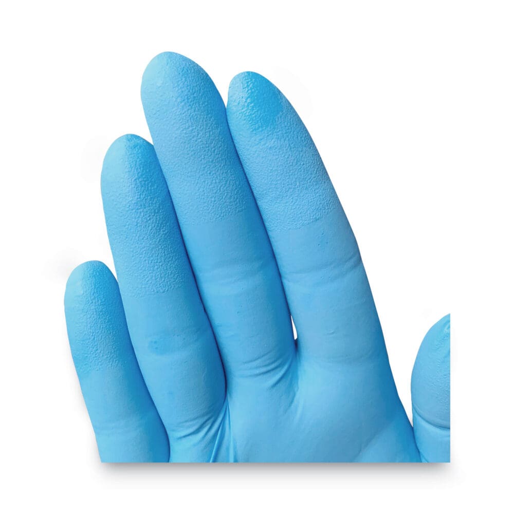 G10 Comfort Plus Blue Nitrile Gloves. Light Blue, X-Large, 100/Box - Image 4