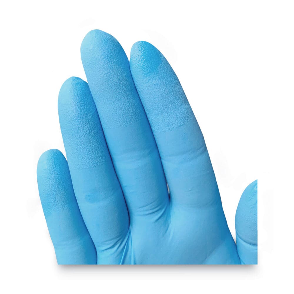 G10 Comfort Plus Blue Nitrile Gloves, Light Blue, Small, 100/Box - Image 5