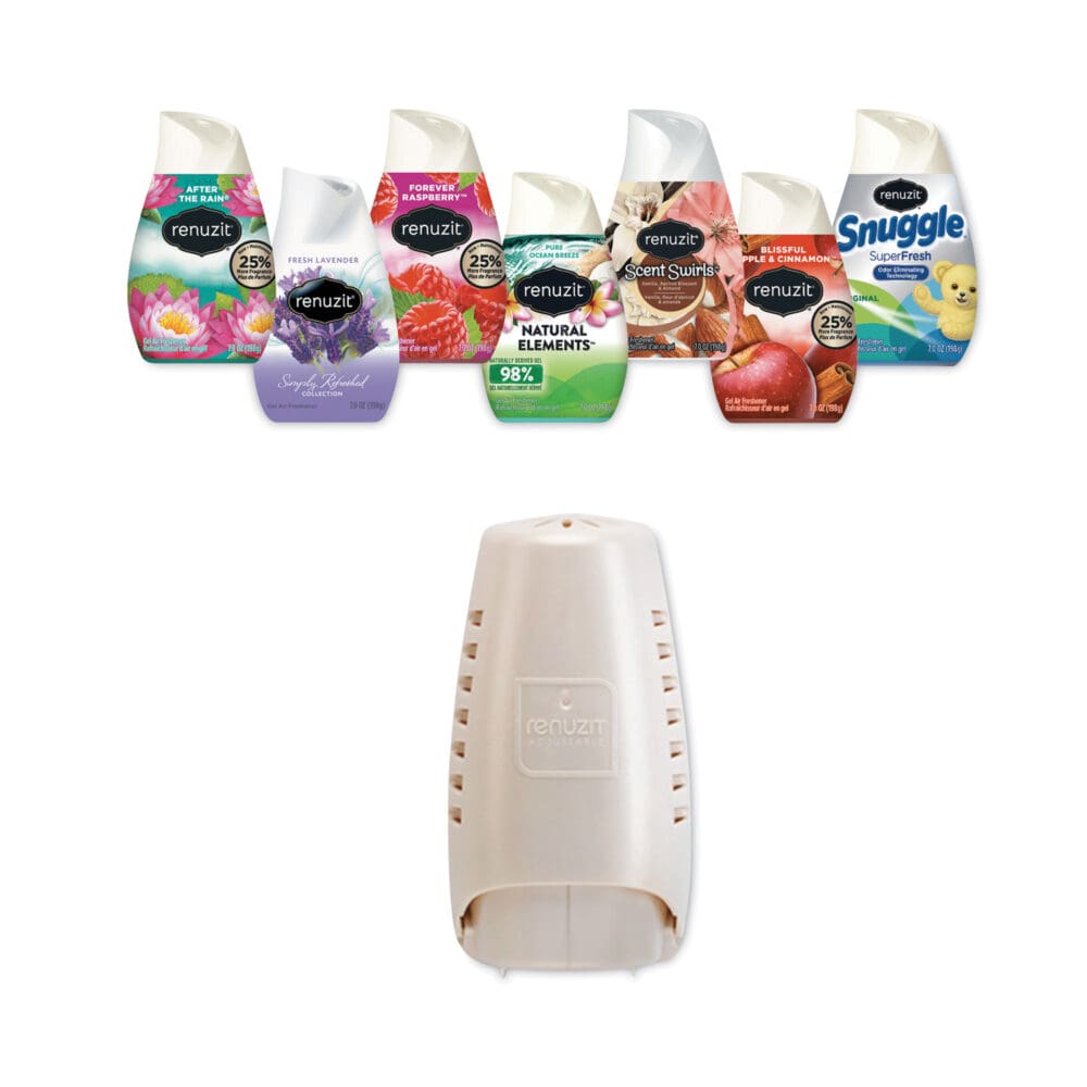 Wall Mount Air Freshener Dispenser, 3.75" x 3.25" x 7.25", Pearl, 6/Carton - Image 3