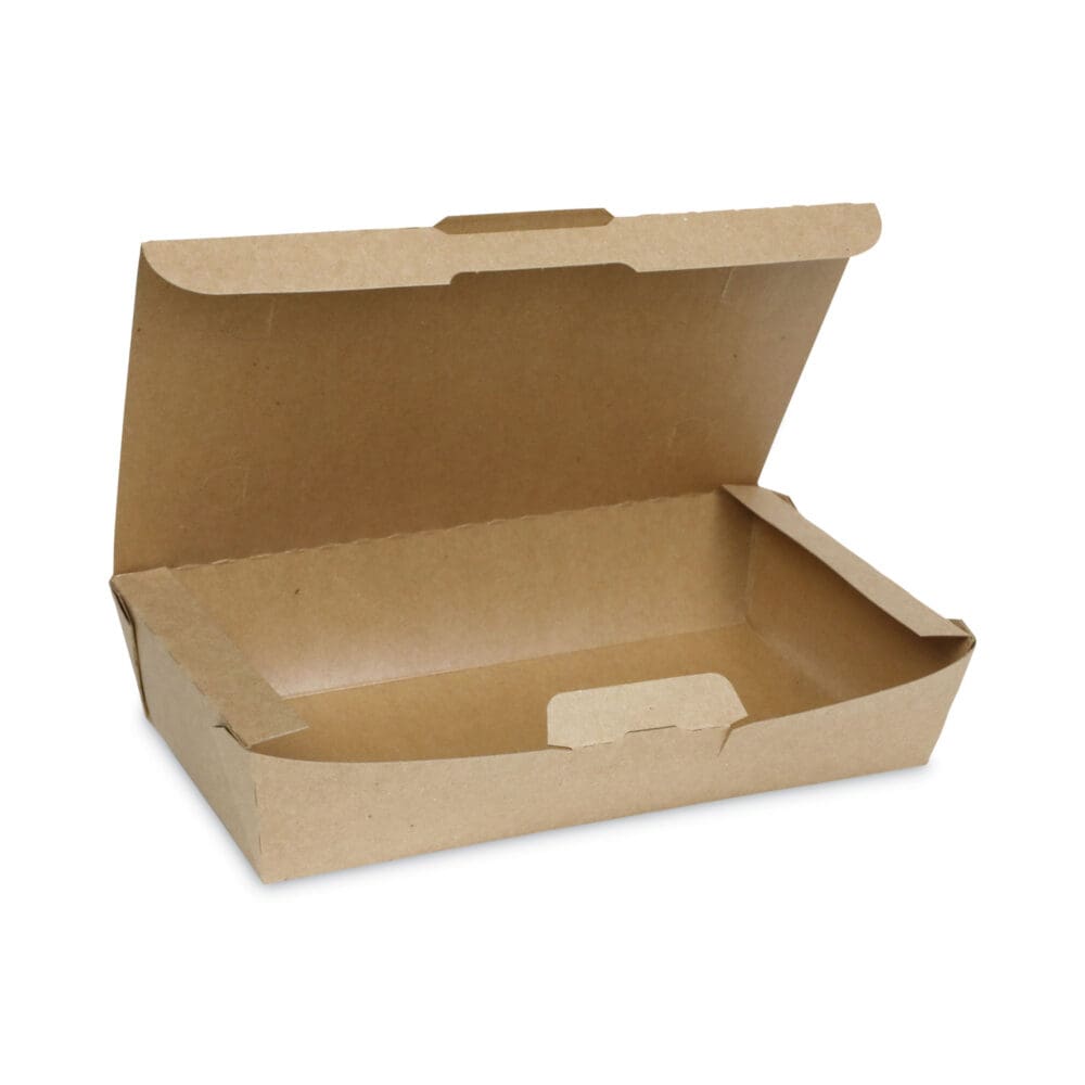 EarthChoice Tamper Evident OneBox Paper Box, 9 x 4.85 x 2, Kraft, 100/Carton - Image 4
