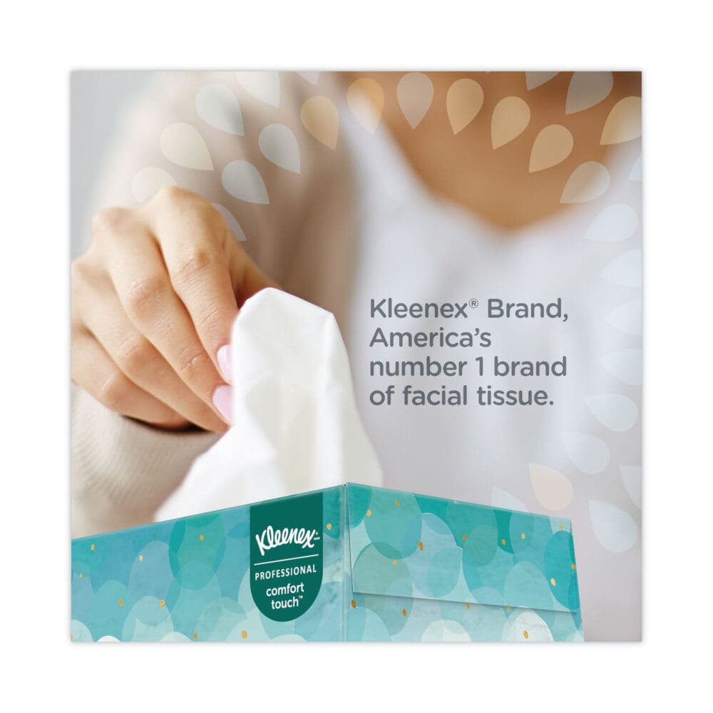 White Facial Tissue Junior Pack, 2-Ply, 48 Sheets/Box, 64 Boxes/Carton - Image 6