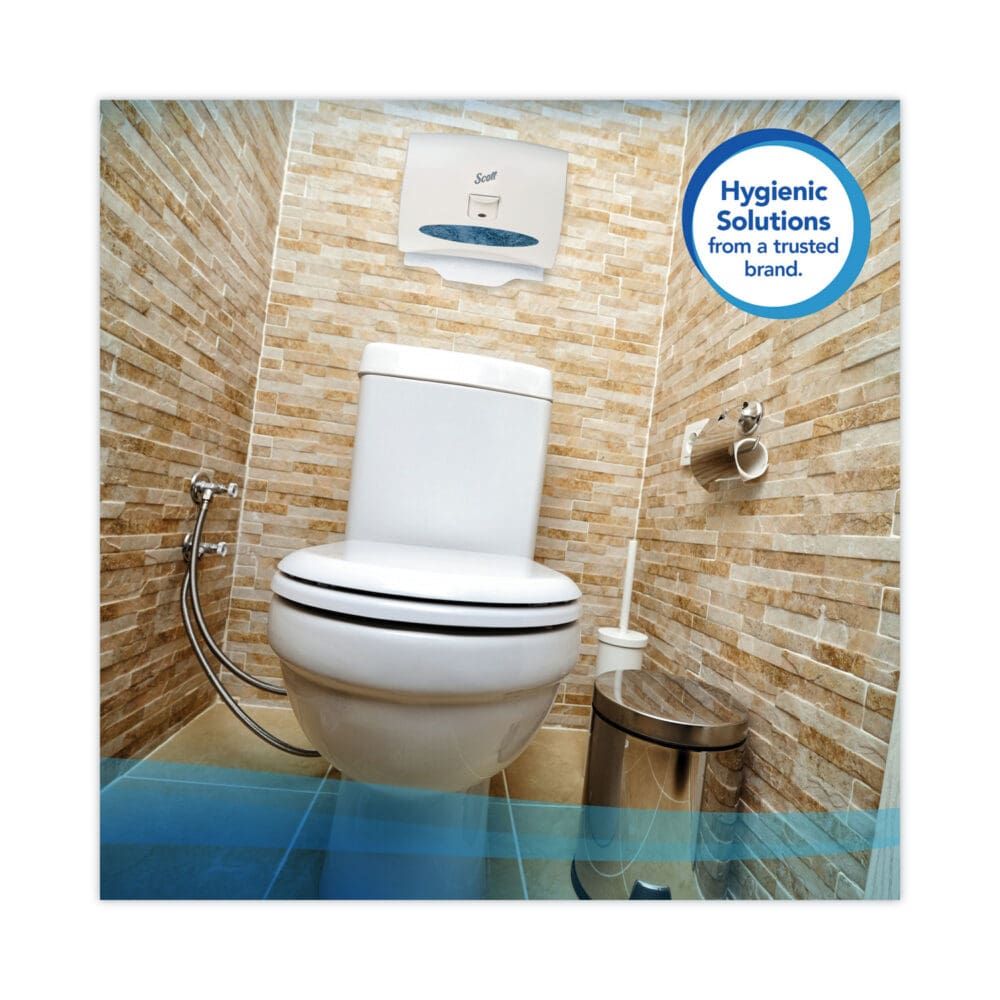 Personal Seats Sanitary Toilet Seat Covers, 15 x 18, White, 125/Pack, 24 Packs/Carton - Image 5