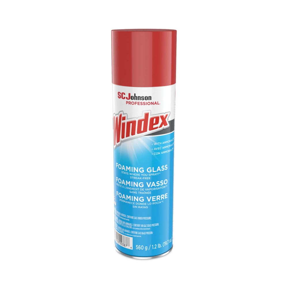 Foaming Glass Cleaner, Fresh, 20 oz Aerosol Spray - Image 3