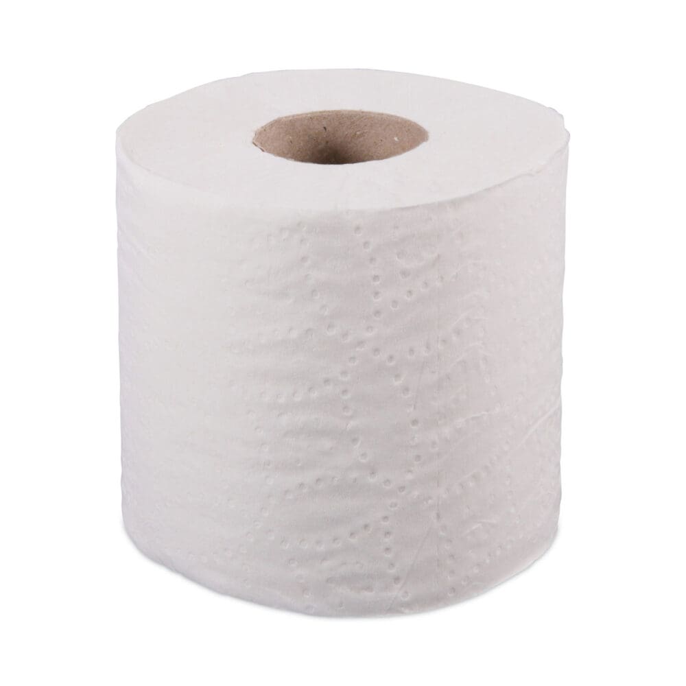 1-Ply Toilet Tissue, Septic Safe, White, 1,000 Sheets, 96 Rolls/Carton - Image 6
