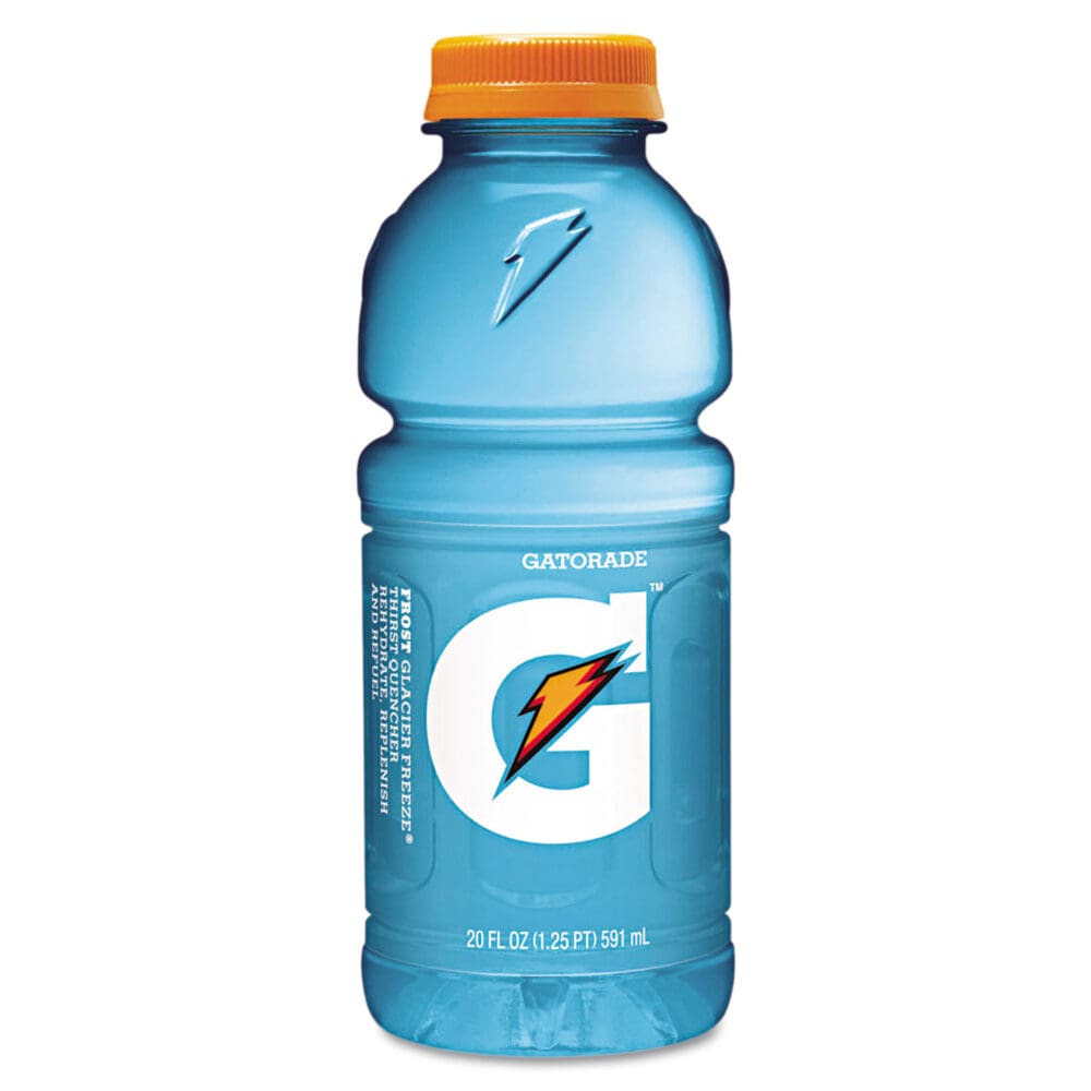 G-Series Perform 02 Thirst Quencher, Glacier Freeze, 20 oz Bottle, 24/Carton - Image 2
