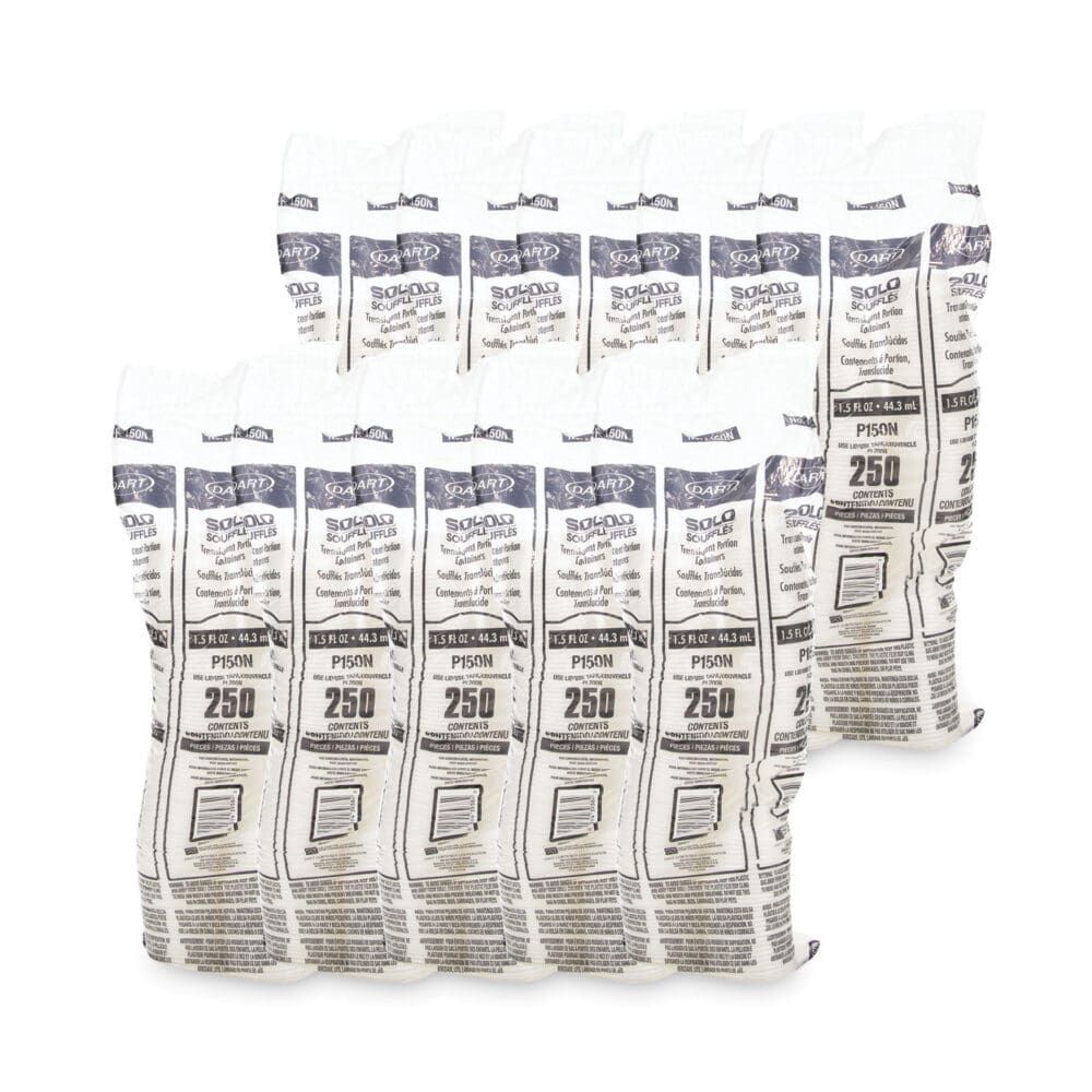 Polystyrene Portion Cups, 1.5 oz, Translucent, 2,500/Carton - Image 3