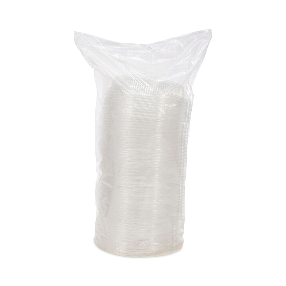 Dome Covers fit 10" Disposable Plates, Clear, Plastic, 500/Carton - Image 3