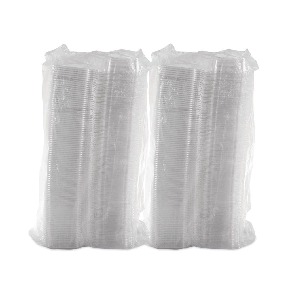 ClearPac SafeSeal Tamper-Resistant, Tamper-Evident Containers, Tall, Flat Lid, 20 oz, 5.7 x 7.3 x 1.8, Clear, Plastic, 200/CT - Image 3