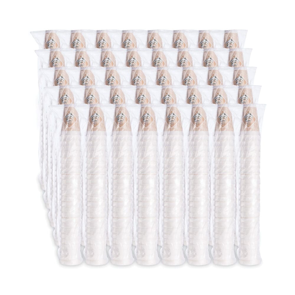 Cafe G Foam Hot/Cold Cups, 16 oz, Brown/Green/White, 1,000/Carton - Image 3