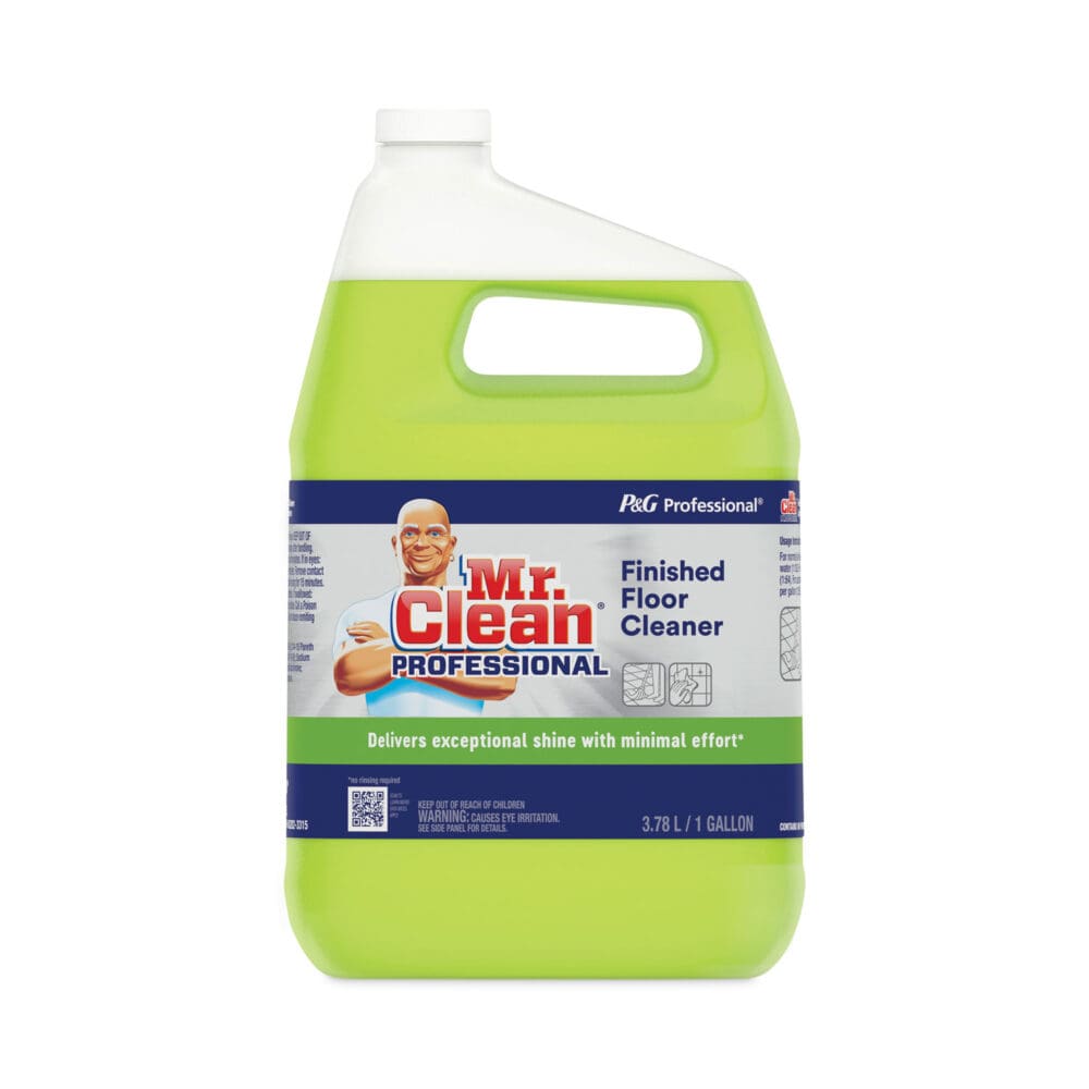 Finished Floor Cleaner, Lemon Scent, 1 gal Bottle, 3/Carton - Image 6