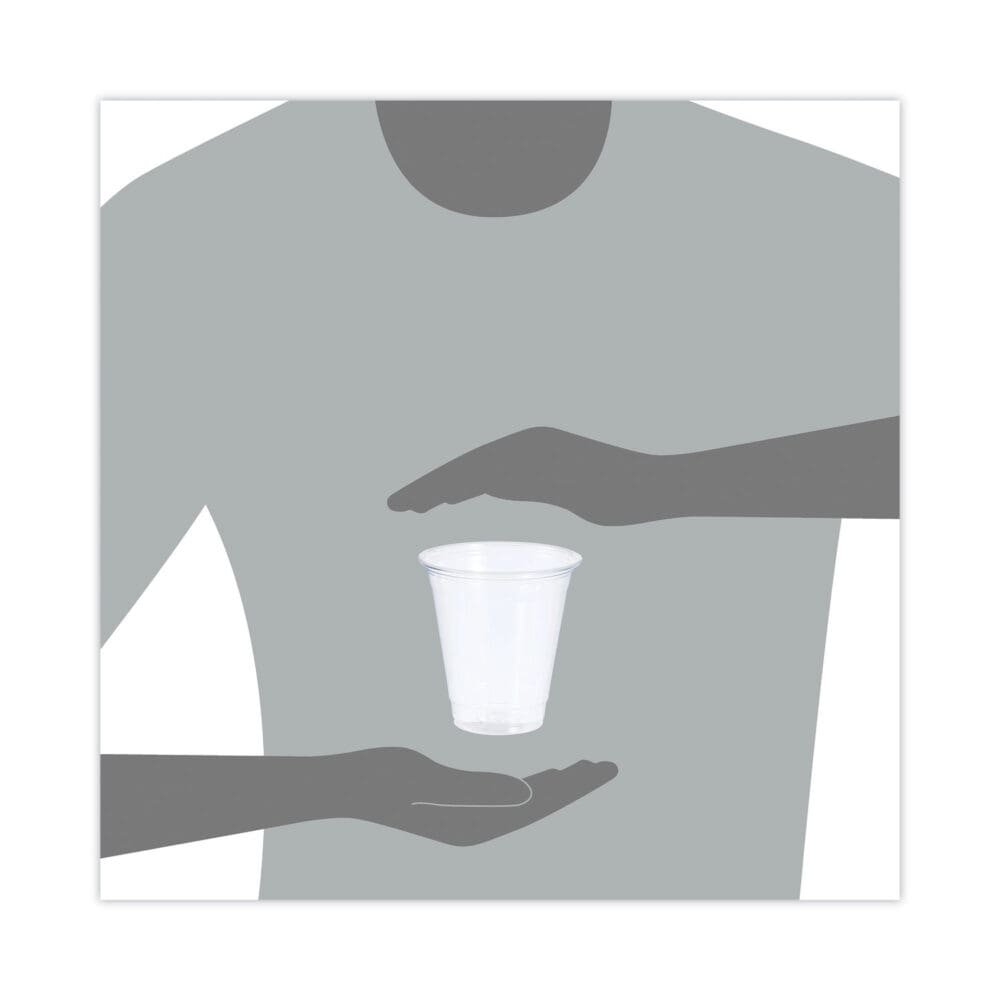 Conex ClearPro Plastic Cold Cups, 12 oz, Clear, 50/Sleeve, 20 Sleeves/Carton - Image 4
