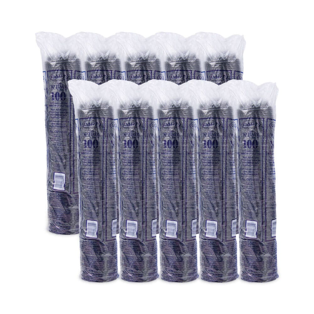 Optima Reclosable Lids for Hot Paper Cups, Fits 10 oz to 24 oz Cups, Black, 1,000/Carton - Image 5