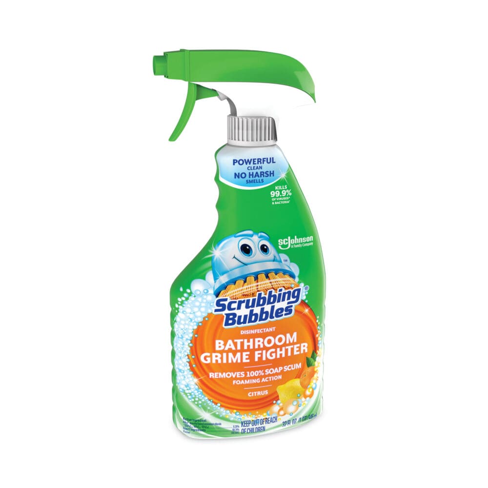 Multi Surface Bathroom Cleaner, Citrus Scent, 32 oz Spray Bottle - Image 2