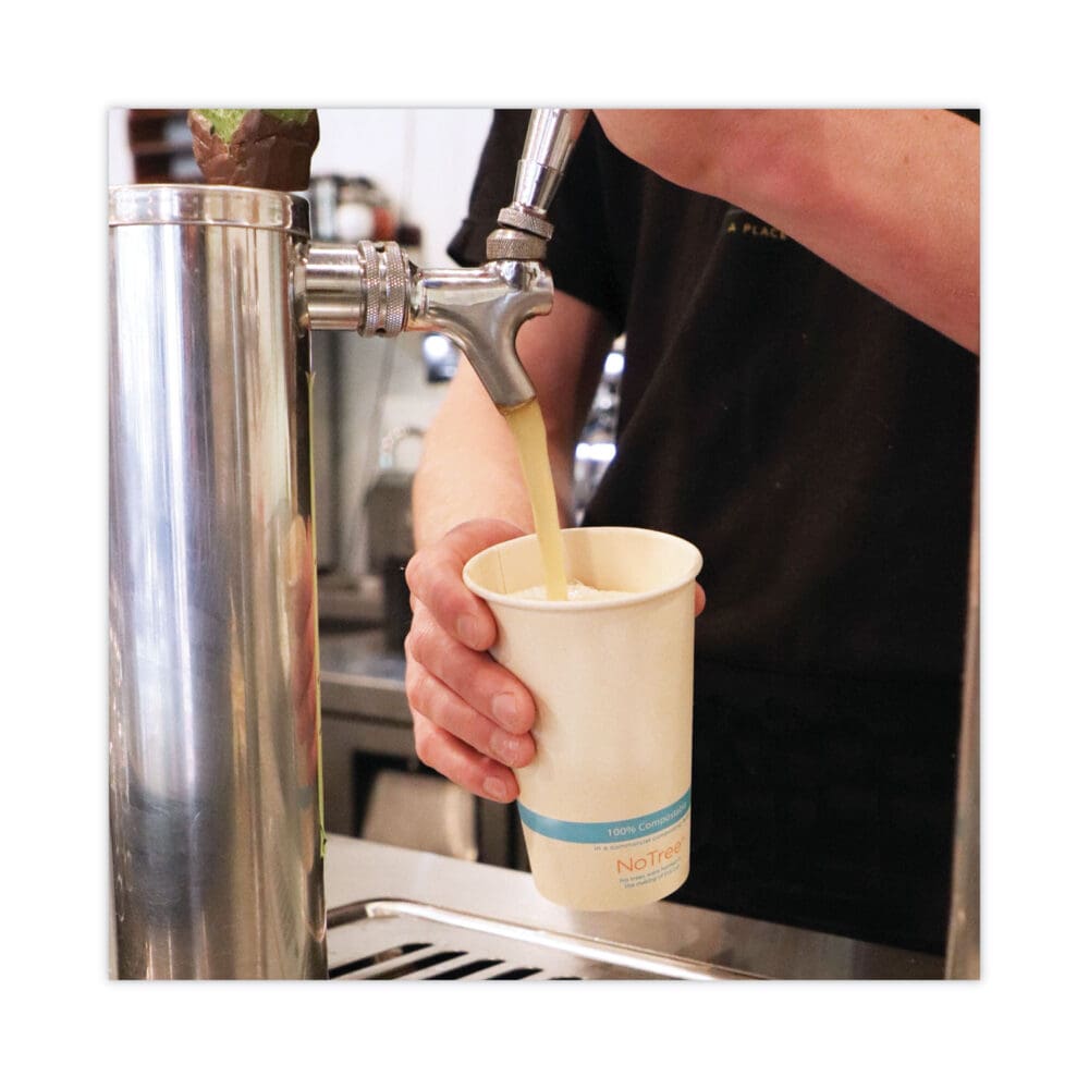 NoTree Paper Cold Cups, 16 oz, Natural, 1,000/Carton - Image 10