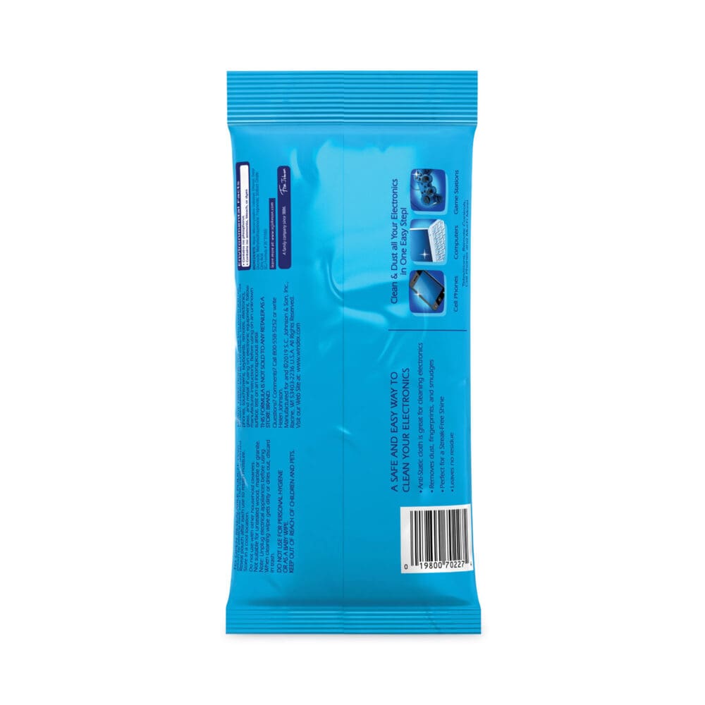 Electronics Cleaner, 1-Ply, 7 x 10, Neutral Scent, White, 25/Pack, 12 Packs/Carton - Image 4