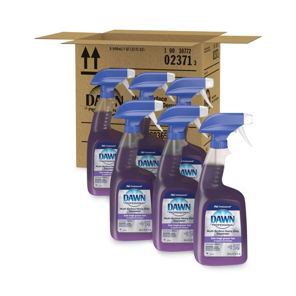 Multi-Surface Heavy Duty Degreaser, Fresh Scent, 32 oz Spray Bottle, 6/Carton - Image 8
