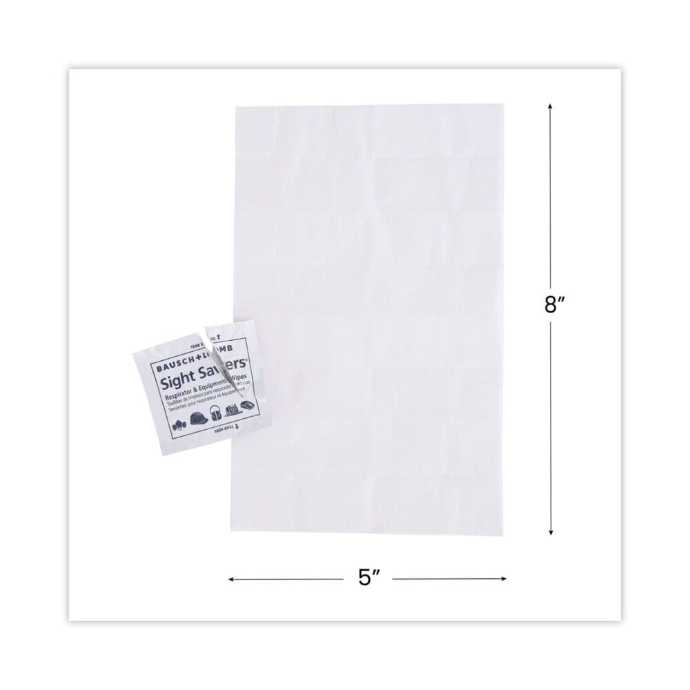 Antibacterial Office Equipment Wet Wipes, Cloth, 5 x 8, Unscented, White, 100/Box - Image 7
