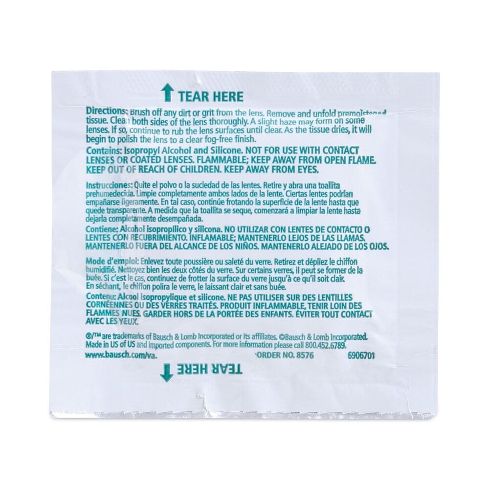 Sight Savers Pre-Moistened Anti-Fog Tissues with Silicone, 8 x 5, 100/Box - Image 9