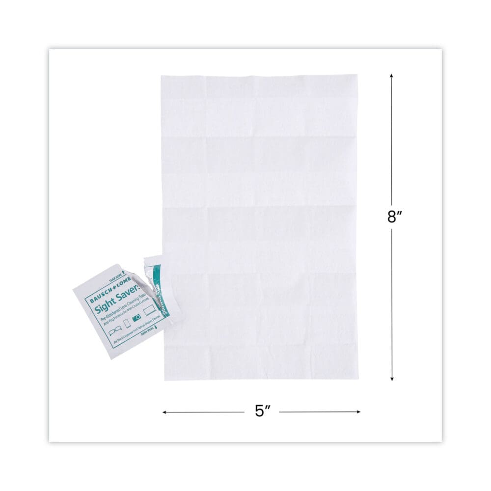 Sight Savers Pre-Moistened Anti-Fog Tissues with Silicone, 8 x 5, 100/Box - Image 7