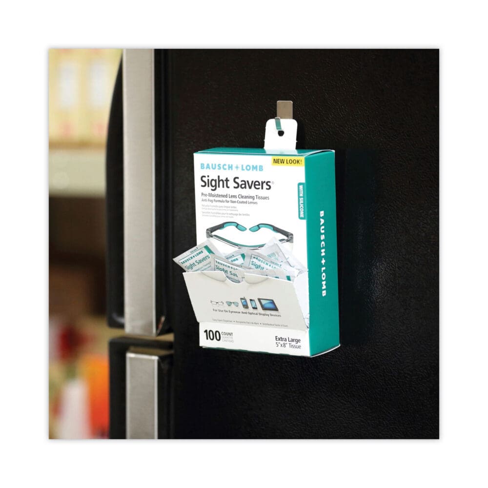 Sight Savers Pre-Moistened Anti-Fog Tissues with Silicone, 8 x 5, 100/Box - Image 3